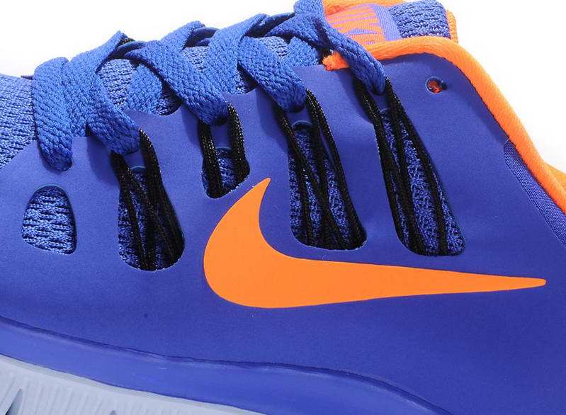 nike Free Run 5.0 V2  Mens and Womens Running Shoes New Breathable Blue Orange (2)